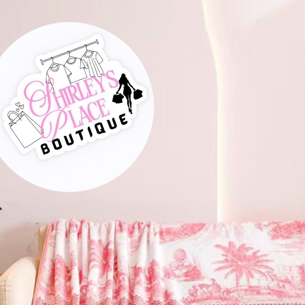 Pink and White Patterned Blanket